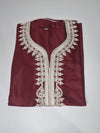 Burgundy Moroccan Gandoura | Thobe