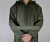 Khaki Winter Moroccan Djellaba | Thobe (Thick Fabric)