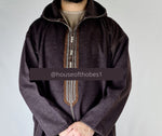 Dark Brown Winter Moroccan Djellaba | Thobe (Thick Fabric)