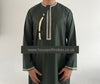 Boy's Green Embroidered Omani Thobe