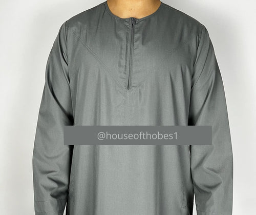 Dark Grey Emirati Thobe SALE