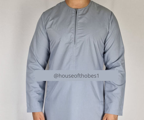 Light Grey Omani Thobe