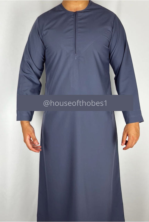 Dark Grey Emirati Thobe