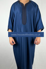 Navy Moroccan Gandoura | Thobe