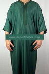 Emerald Green Moroccan Gandoura | Thobe