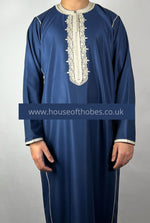 Navy Moroccan Gandoura | Thobe