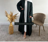 Emerald Green Open Abaya